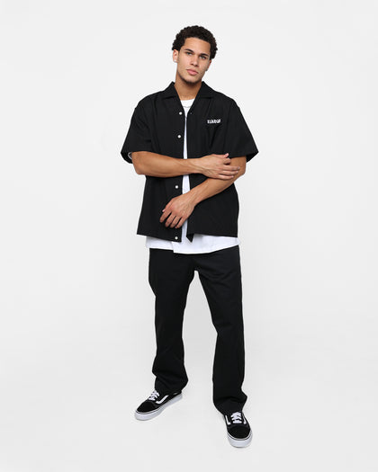 X-Large Drawing OG Open Collar T-Shirt Black