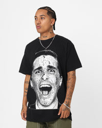 Rats Get Fat X American Psycho Patrick Bateman T-Shirt Black