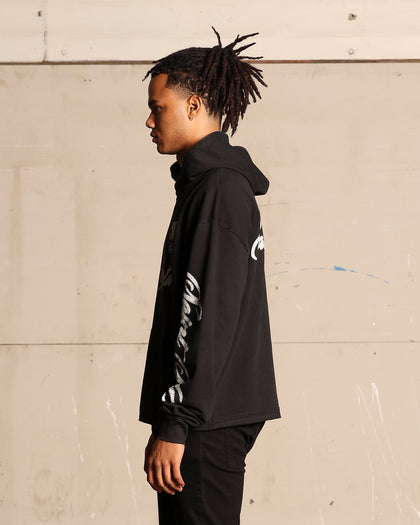 Saint Morta Roadhouse Boxy Hoodie Washed Black