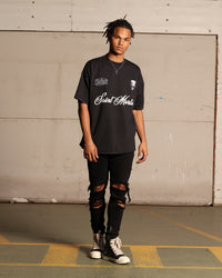 Saint Morta Roadhouse Boxy T-Shirt Vintage Black