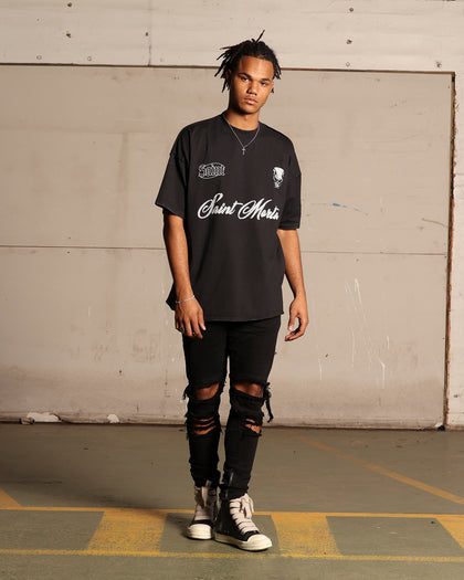 Saint Morta Roadhouse Boxy T-Shirt Vintage Black