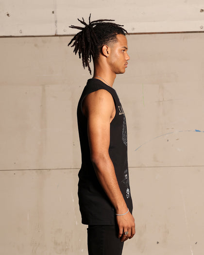 Saint Morta Shadow King Muscle T-Shirt Black