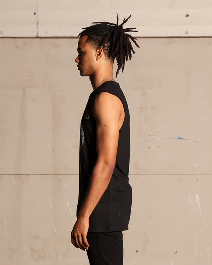 Saint Morta Shadow King Muscle T-Shirt Black