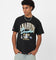 Majestic Athletic Anaheim Ducks Script Arch T-Shirt Faded Black