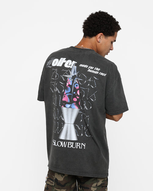 Loiter Slow Burn T-Shirt Vintage Black