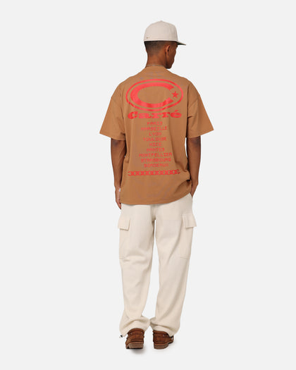 Carre C Star Oversized T-Shirt Tobacco