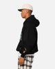 Carre Floraux Oversized Hoodie Black