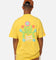 Carre Floraux Oversized T-Shirt Yellow