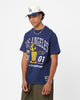 Mitchell & Ness Los Angeles Lakers Globe Champion T-Shirt Midnight Navy