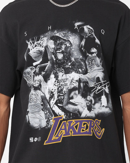 Mitchell & Ness Los Angeles Lakers Shaquille O'Neal Player Photo T-Shirt Faded Black