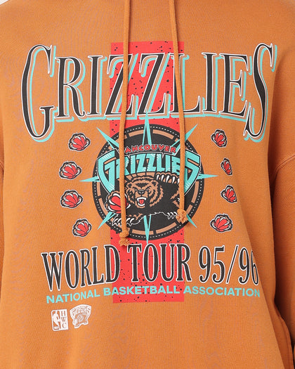 Mitchell & Ness Vancouver Grizzlies Tour Hoodie Bronze