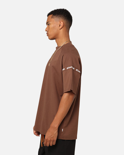 Carre Prime Oversized Raglan T-Shirt Dark Brown