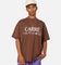 Carre Shooters Oversized T-Shirt Dark Brown