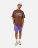 Carre Shooters Oversized T-Shirt Dark Brown