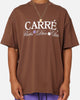 Carre Shooters Oversized T-Shirt Dark Brown