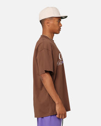 Carre Shooters Oversized T-Shirt Dark Brown