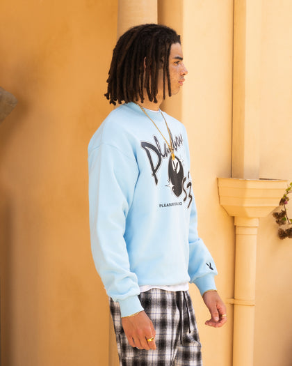 Playboy By Culture Kings Charlie Crewneck Light Blue