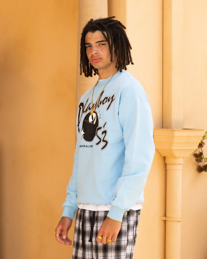 Playboy By Culture Kings Charlie Crewneck Light Blue