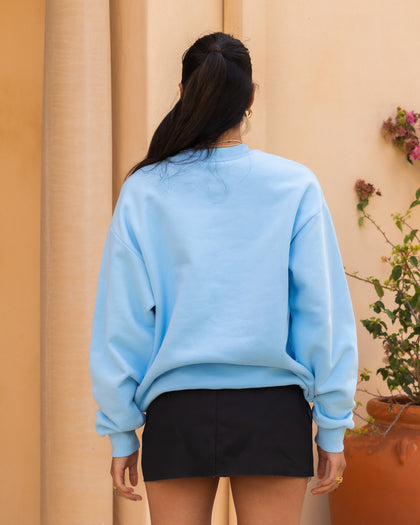 Playboy By Culture Kings Charlie Crewneck Light Blue