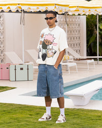 Loiter Palm Spring Box T-Shirt Off White
