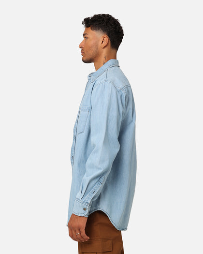 XXIII Classic Denim Shacket Denim Blue