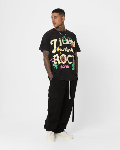 Goat Crew G. Crew Rock T-Shirt Black Wash