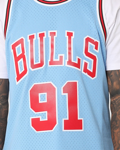 Mitchell & Ness Chicago Bulls Dennis Rodman Swing Jersey Sky Blue