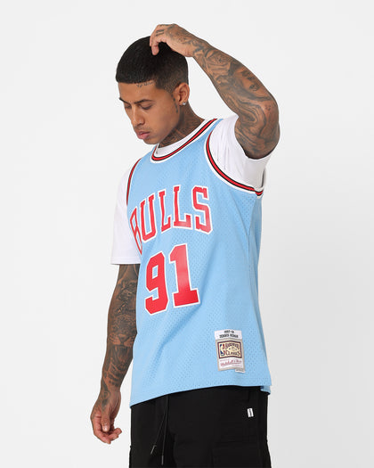 Mitchell & Ness Chicago Bulls Dennis Rodman Swing Jersey Sky Blue