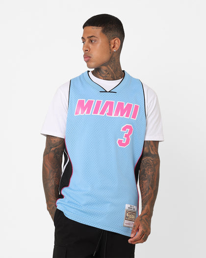 Mitchell & Ness Miami Heat Dwyane Wade Swing Jersey Sky Blue