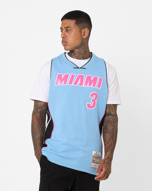 Mitchell & Ness Miami Heat Dwyane Wade Swing Jersey Sky Blue