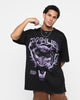 DXXMLIFE Panther Oversized Vintage T-Shirt Vintage Black
