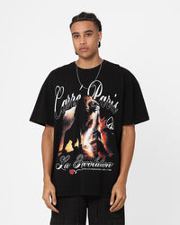 Carre Burning Desire Box T-Shirt Black Wash