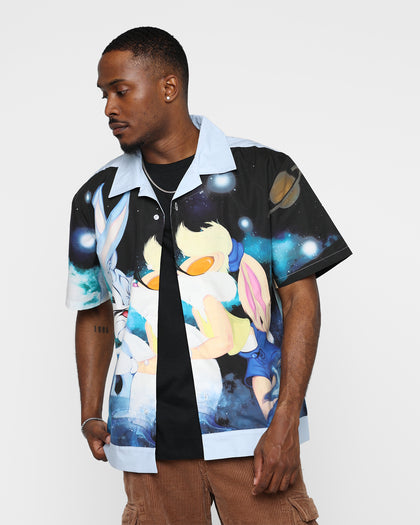 Renowned LA X Looney Tunes Love In The Hare Button Up T-Shirt Multi
