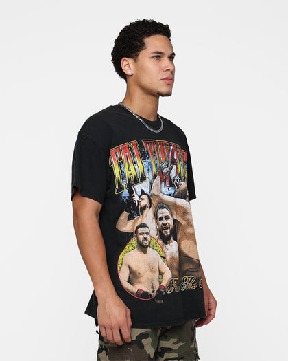 Goat Crew X Tai Tuivasa From The Area Goat Crew X Tai Tuivasa From The Area Vintage T-Shirt Black Wash