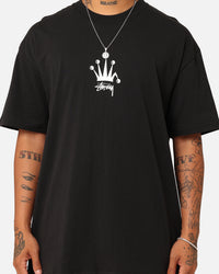 Stussy Crown Chest T-Shirt Black