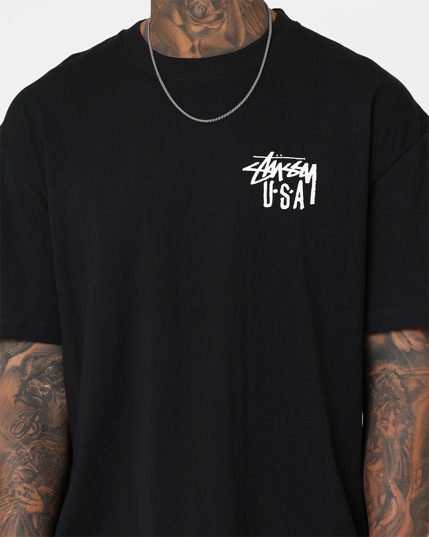 Stussy USA LCB T-Shirt Black | Culture Kings NZ