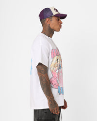Goat Crew X DC Batman Harley Quinn T-Shirt White