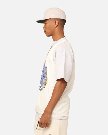 Carre Dice Club Mesh Singlet Off White