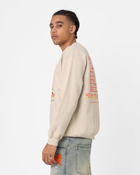 American Thrift Windrunners Surf Co Crewneck Sand