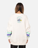 Mitchell & Ness Women's Charlotte Hornets Hockey Vibe Crewneck Vintage White