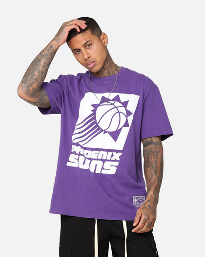 Mitchell & Ness Phoenix Suns XL Logo One Colour T-Shirt Faded Purple