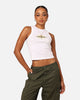 Stussy Women's Points Rib Tank Top White