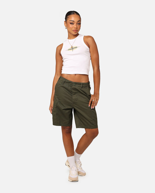 Stussy Women's Points Rib Tank Top White