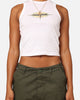 Stussy Women's Points Rib Tank Top White