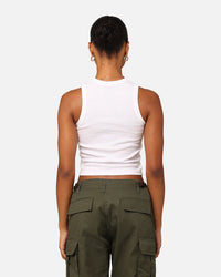 Stussy Women's Points Rib Tank Top White