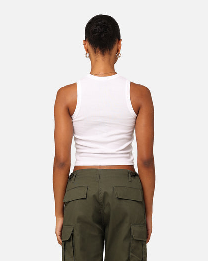 Stussy Women's Points Rib Tank Top White