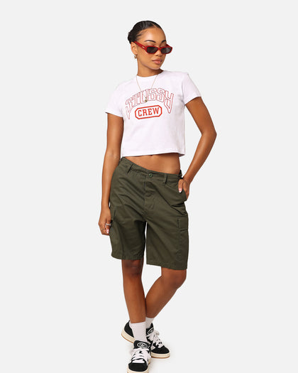 Stussy Women's Crew Slim T-Shirt White