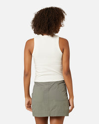 Stussy Women's Rib Tank Top Washed White