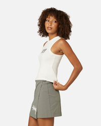 Stussy Women's Rib Tank Top Washed White