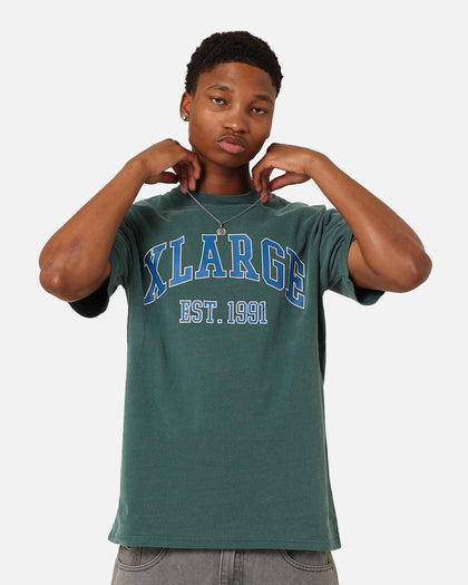 X-Large College T-Shirt Pigment Pine Green